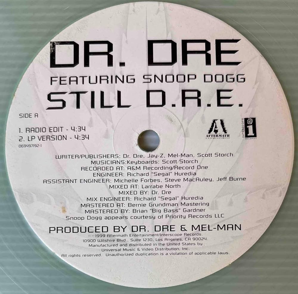Dr. Dre STILL D.R.E. レコード